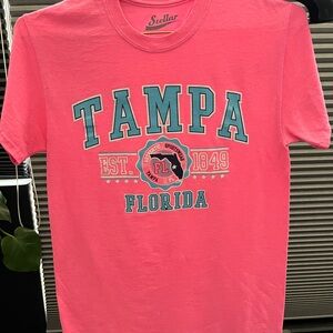 Stellar Pink Tampa Graphic T-Shirt